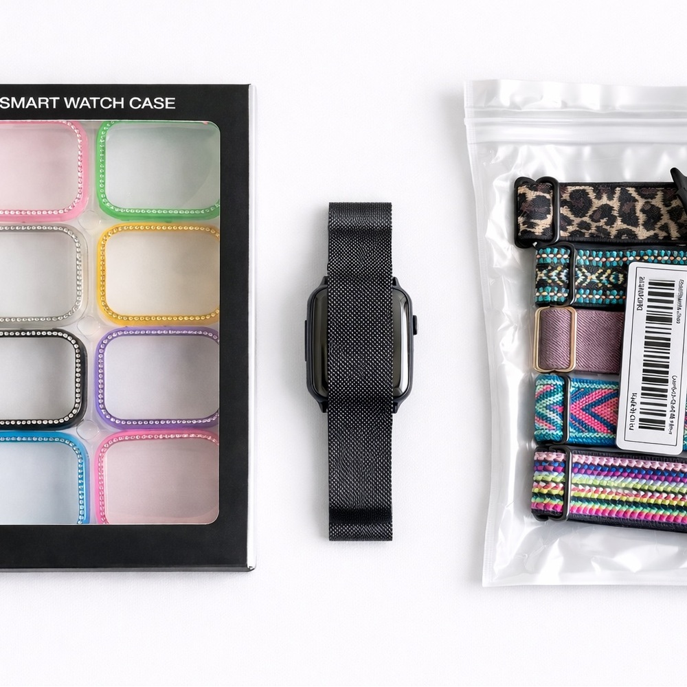 Apple Watch Series 5 44mm + 6 Bands & 8 Face Cases Bundle – Excellent - Picture 3 of 3
